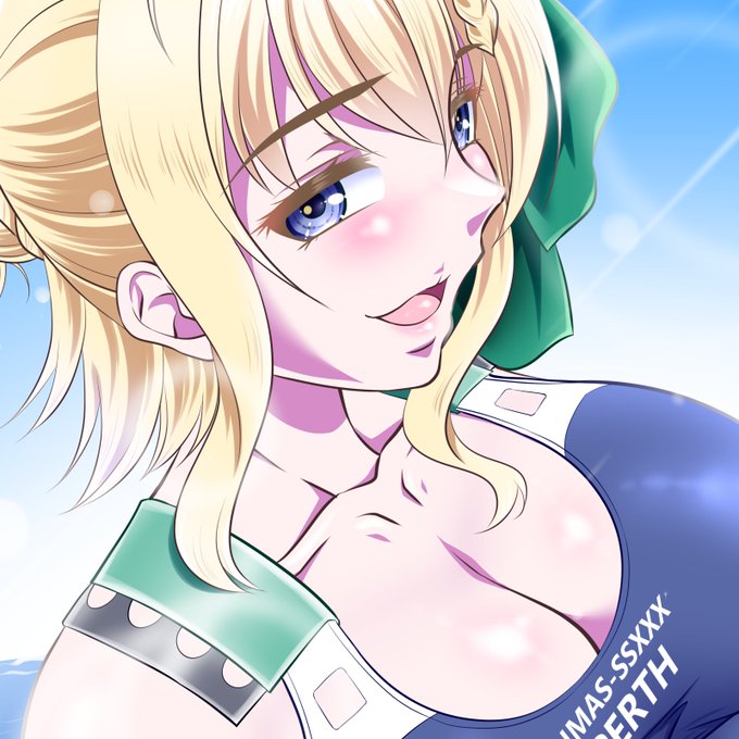 明日冬コミ1日目、東ヤ25b近藤みつきさんhttps://t.co/hilXFdRNAvのパース水着合同誌に一枚寄稿させてもらってますので、ご興味をお持ちの方はぜひとも。 