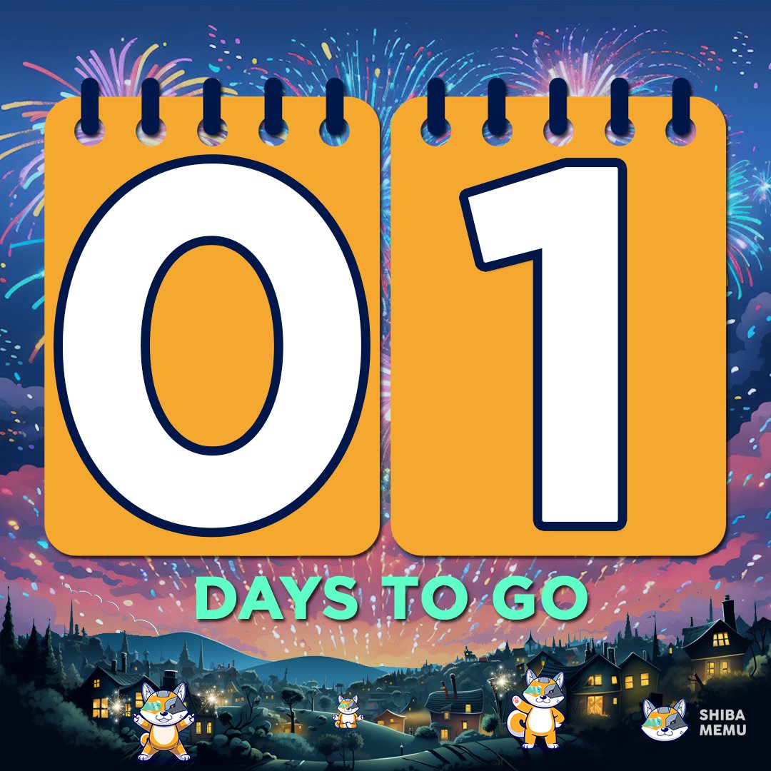 shibamemu's tweet photo. 🌟$SHMU Presale Closing: 1 Day Left! 

Time's almost up! Don't be left in the dust as the #Shibamemu presale wraps up.⏳

Embrace the opportunity before it's just a 2023 'what if' story. Dash to success!🚀

🤑BUY $SHMU NOW: https://t.co/F25QAGBaFt🎉 

#Shibamemu #MemuMafia https://t.co/CpHCD1M9sT