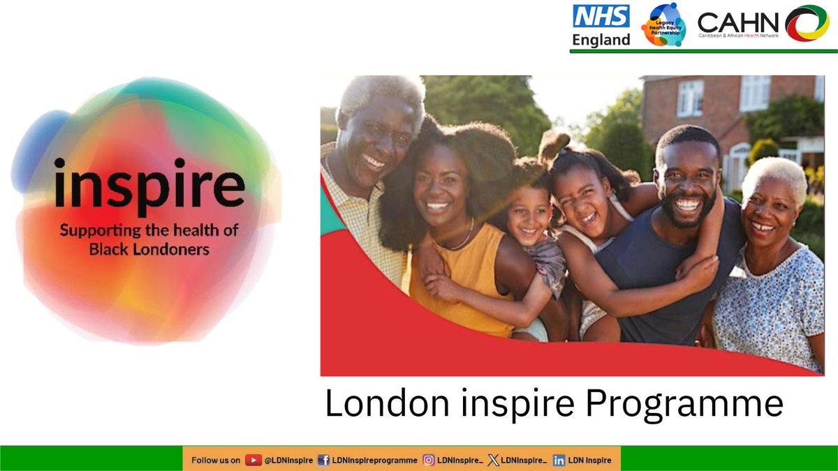 TheLondonVision's tweet photo. Following the successful delivery of a Black Health and Wellbeing day, @lambeth_council is working with @LDNinspire_ and @cahn_uk to develop and deliver the London Inspire Programme across the city. #LondonVision https://t.co/wK1HqC32ny https://t.co/n1gbwnn2xQ
