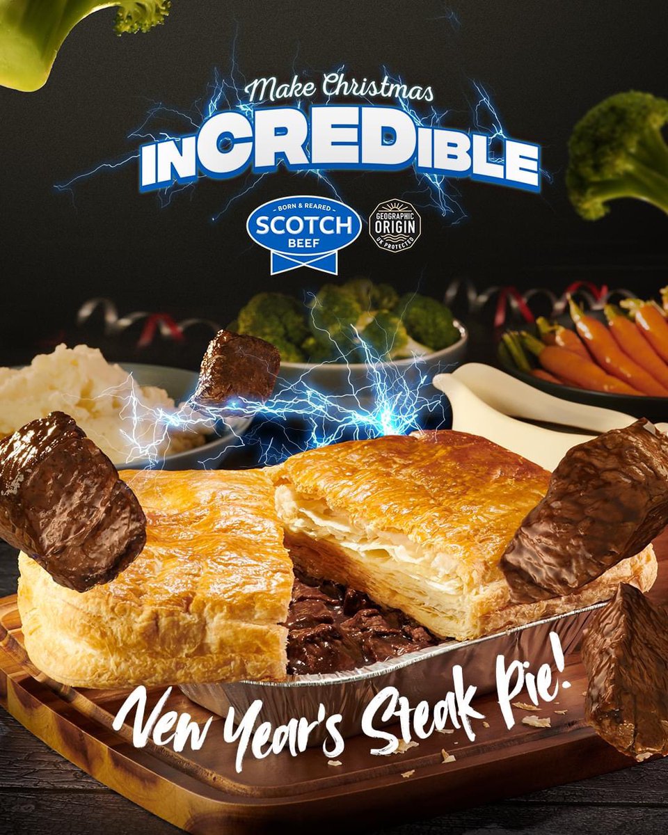 Don't forget to pick up your New Year steak pie from your local Scotch butchers. Find your nearest one on our website. brnw.ch/21wFEwY