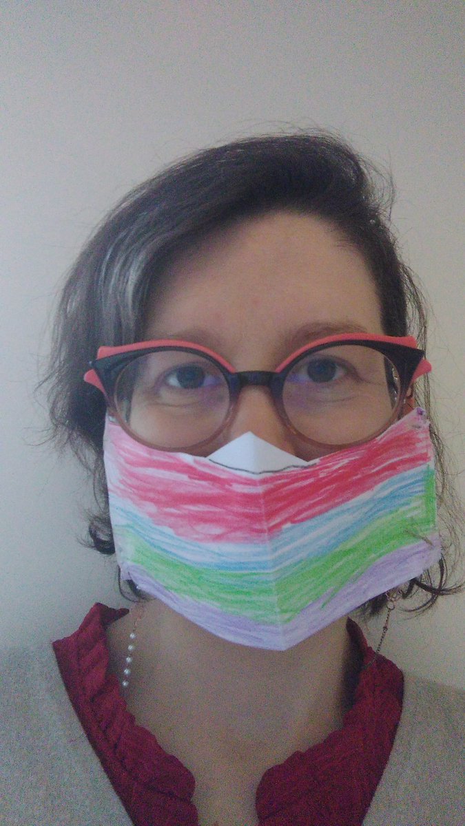 Ultrogoth2's tweet photo. Daughter made me a mask for my birthday because she knows that us being all safe is what I desire most. https://t.co/jjXIeD0Vo1