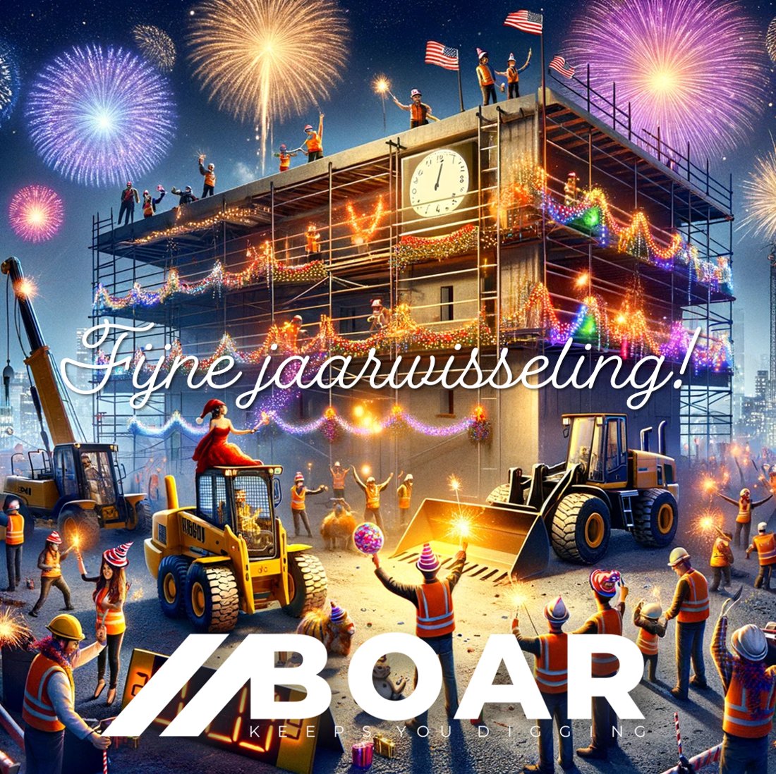 Begin het Nieuwe Jaar met goed onderhouden machines! Boar's filters zorgen voor een vlotte start van het jaar. Beste wensen!   🎆🚜 Kijk op boarparts.com! #onderhoud #hydrauliek   #filters #brandstoffilter #luchtfilter #bouwmachine #trekker #BoarFilters