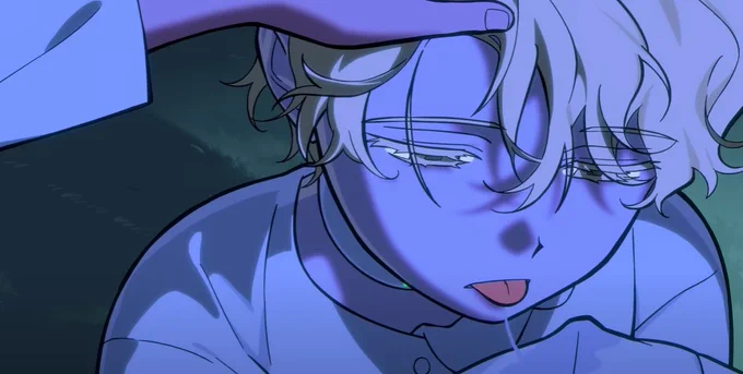 i think luka has this severe lack of empathy or general feeling with the way he bites his sleeves (his skin to feel pain) and how his fingers are purplish (the skin when it's numb) and the only way he is able to feel emotion is through the suffering of others. so i feel like-