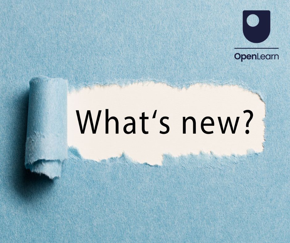 Don't forget, the best way to stay up-to-date with all the newest additions to OpenLearn, is to bookmark this page.

From a collection on women in the arts, to free courses on engineering &amp; the #FirstWorldWar, you'll find all the latest content here 👇

🔗 open.edu/openlearn/get-…
