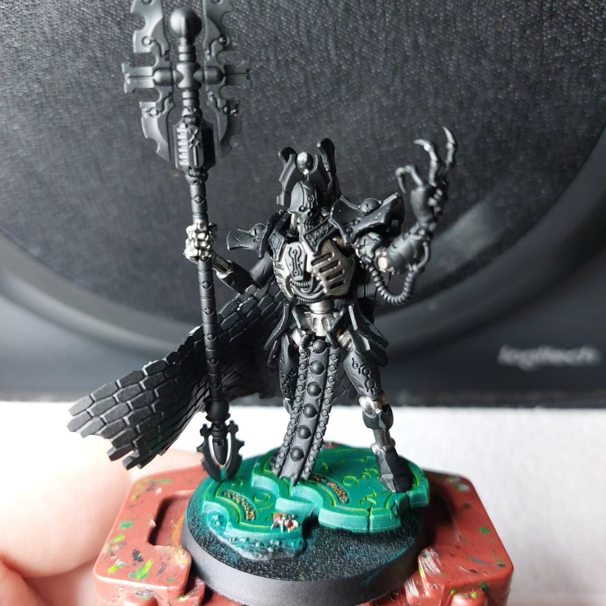 Osjiwarrior's tweet photo. Imoktekh got some metal!
#wip #miniatures #miniaturepainting #40knecrons #40knecron #warhammer40k #40k #paintingwarhammer #painting #warhammercommunity #cryptech #orikanthediviner #imotekhthestormlord #orikan #imotekh https://t.co/NNUNzVZAXe