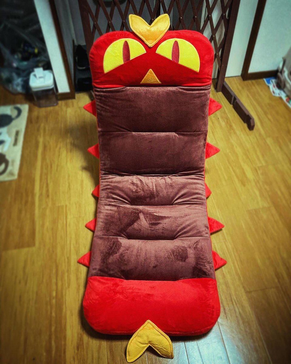 walnutjam95's tweet photo. #ヤクデ座椅子
#ポケモン

旦那は可愛いヤクデの座椅子を買ってくれた💕 https://t.co/fktrTdKD9z