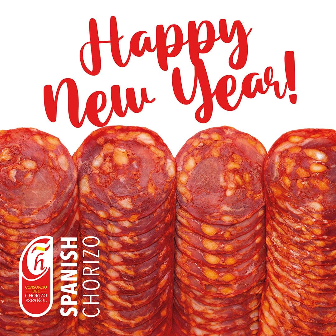 HAPPY NEW YEAR!

From the Consorcio del Chorizo Español we wish you all the best for 2024. We also want to thank our associates and friends for joining us for another year.

#NewYear #ConsorciodelChorizoEspañol #SpanishChorizo chorizoespanol.es