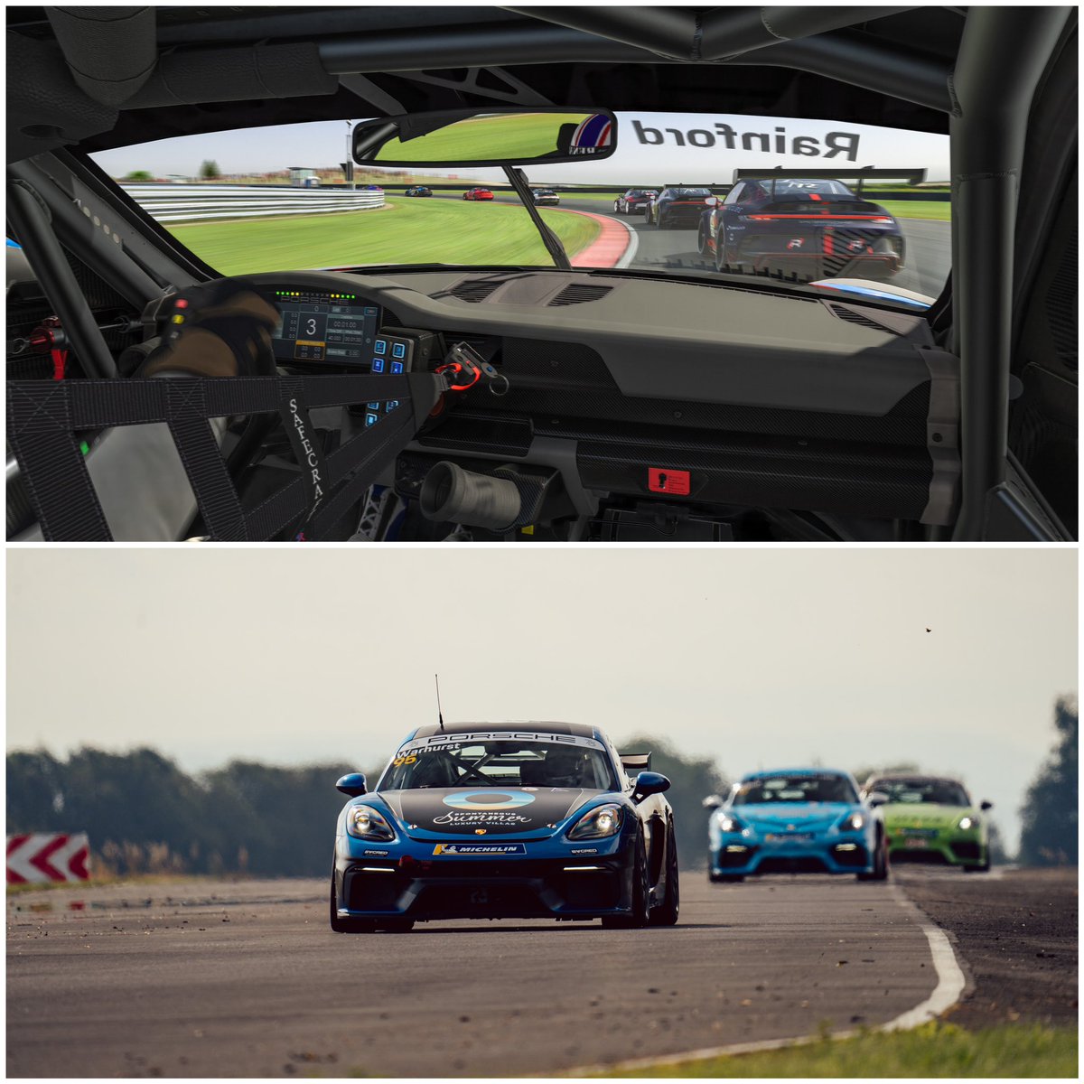 PorscheRaces_GB's tweet photo. As 2023 draws to a close we asked championship photographer @danbathie to pick a selection of the year’s best images - no easy task! What’s your favourite? 

#Porsche #CarreraCupGB #SprintChallengeGB #EsportsCarreraCupGB https://t.co/dTo7e66aZi