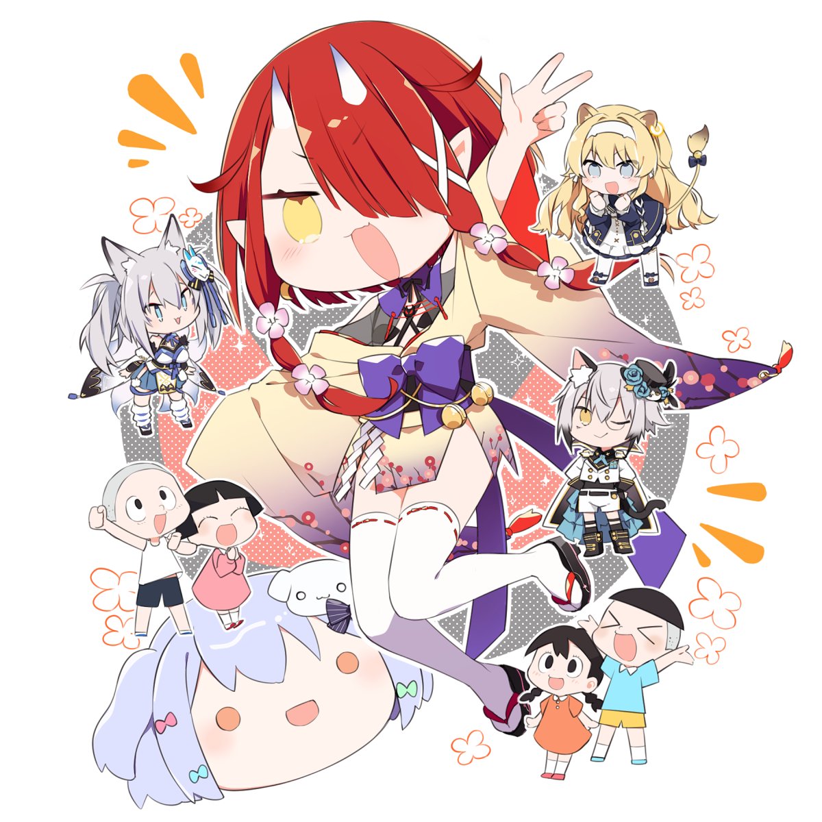 「1、2枚目が一次創作、3,4枚目がFAです! #今年も残りわずかなのでお気に入り」|かののイラスト