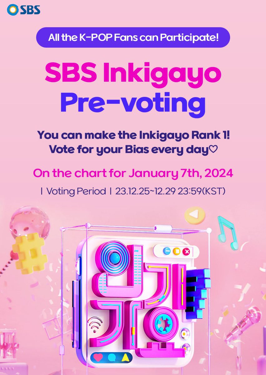 EXOGlobal's tweet photo. VOTE 🗳️ | 231229 SBS Inkigayo Pre-voting: Vote for 'The First Snow' on the chart for January 7th, 2024

⏰ Ends on Dec 29th 11:59PM KST 🚨 
📝 Login and vote for The First Snow
🔗https://t.co/6dlsGc70iw

MIRACLE IN DECEMBER
#TheFirstSnow1stWin #EXO #엑소 @weareoneEXO https://t.co/m828PzR82i