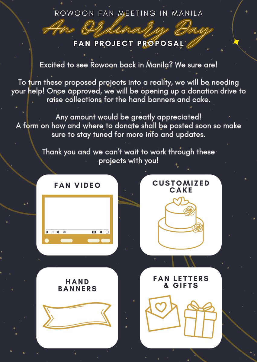 krwzoneph's tweet photo. Best news to hear before we end the year? We are getting closer to seeing Rowoon again! ✨

And we are happy to share with you the fan projects we have proposed! These are still subject for approval and we will be sharing more details once approved but for now, stay tuned! 😉 https://t.co/b7DuOWHE1S