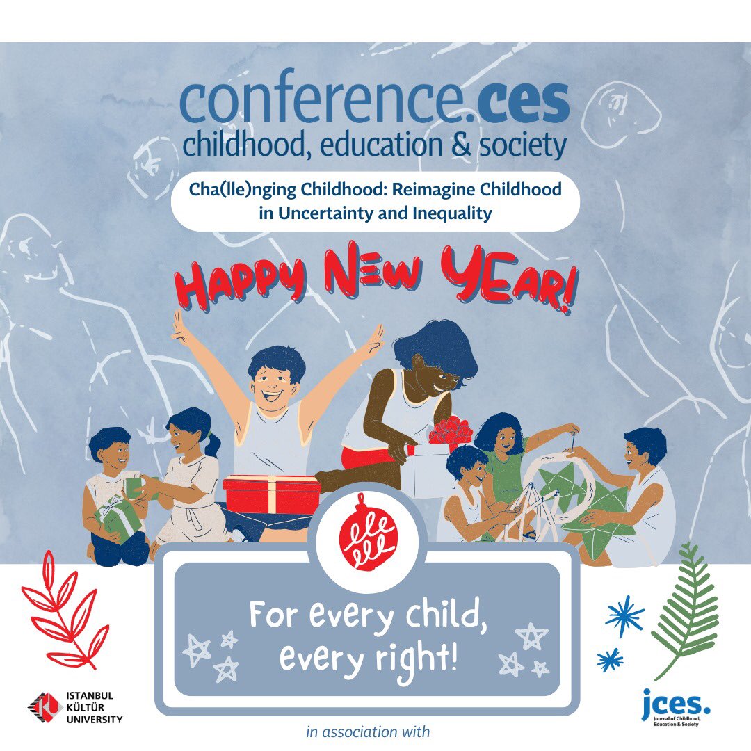 #ConferenceCES wishes you a happy new year. May the new year bring all of us peace, solidarity, and equity✨
#CCES
#HappyNewYear
#ChallengingChildhoods
#ChangingChildhoods