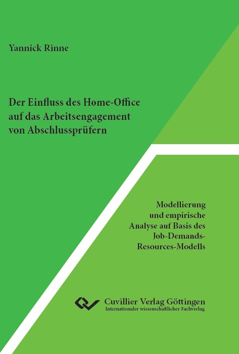 Wie sich die Arbeit im #HomeOffice auf das Engagement der #Abschlussprüfer auswirkt, untersucht Yannick Rinne in seiner neu erschienenen #Dissertation.
Weitere Infos finden Sie hier: cuvillier.de/de/shop/public…