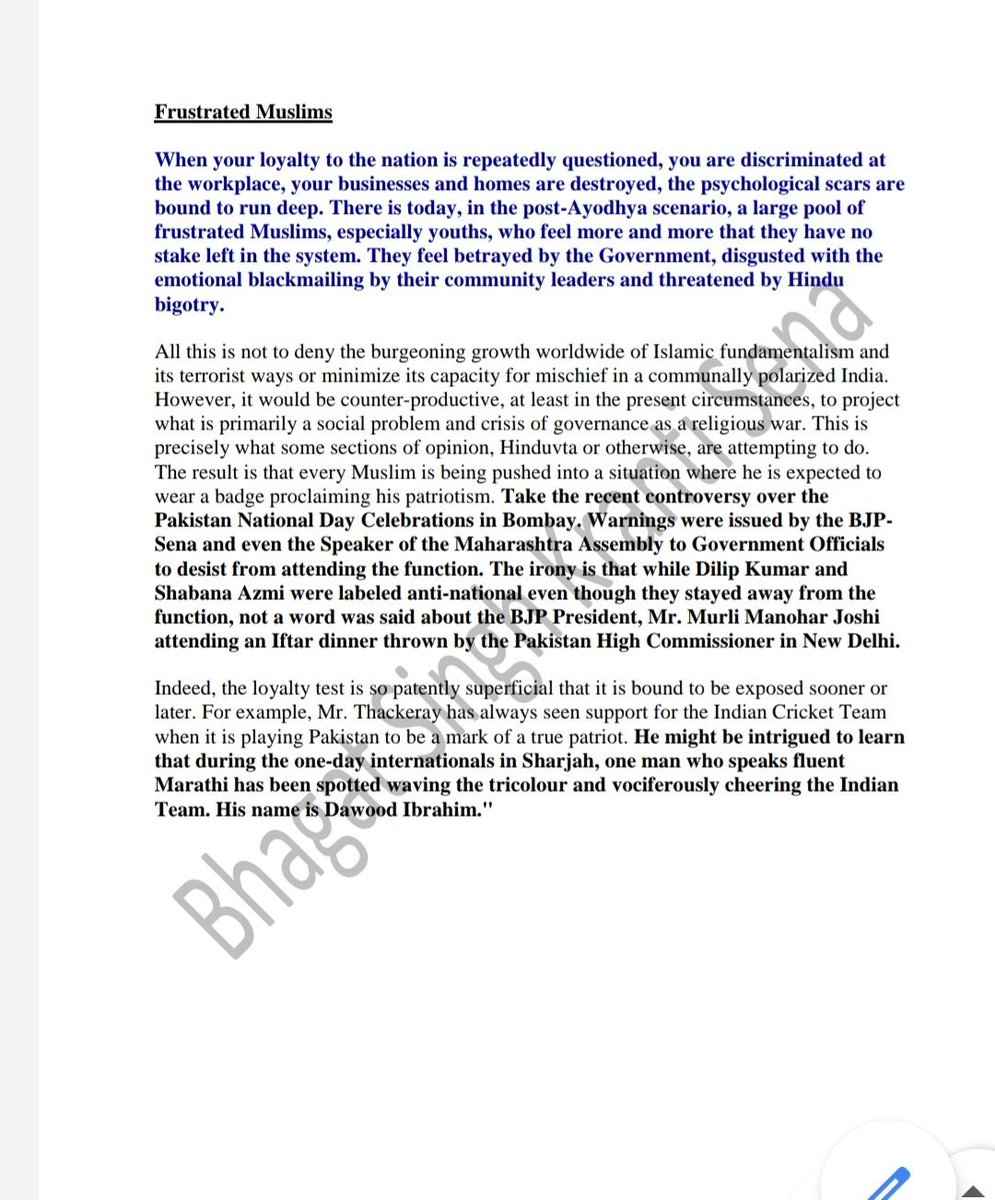 How many of you remember that Rajdeep Sardesai wrote an article praising and defending Dawood Ibrahim in 1993 soon after the Mumbai bomb blasts which killed 275 innocent people ???