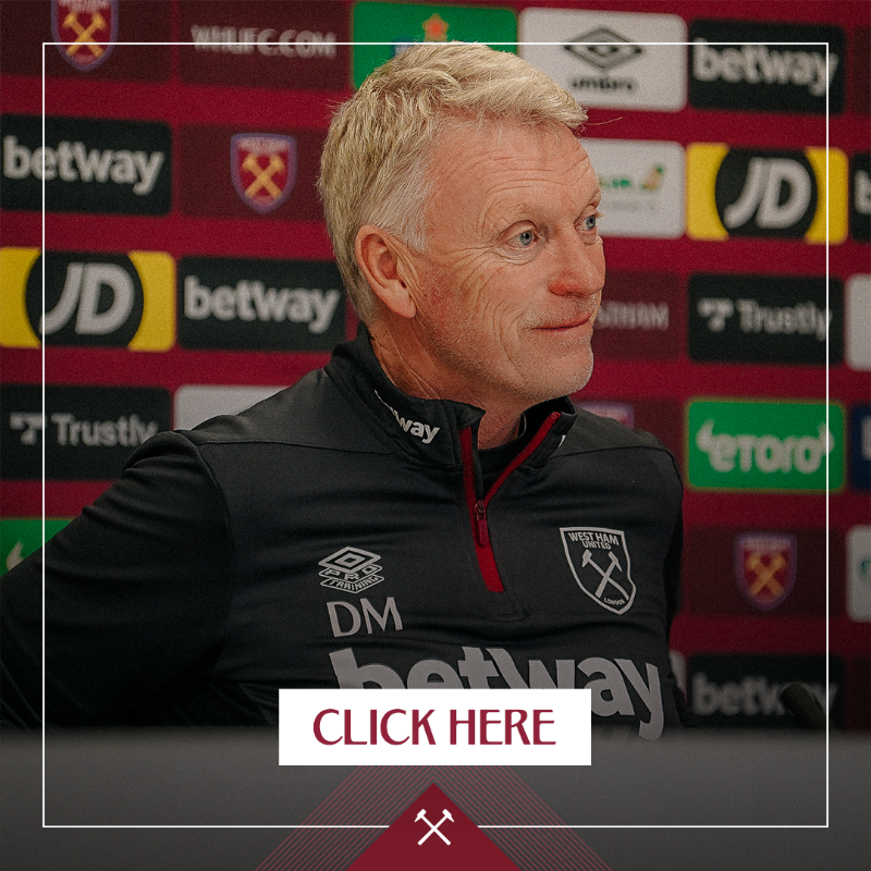 WestHam's tweet photo. Fresh off the victory at Arsenal, the gaffer is looking ahead to our first fixture of the New Year 👀

Read what he has to say 👇
