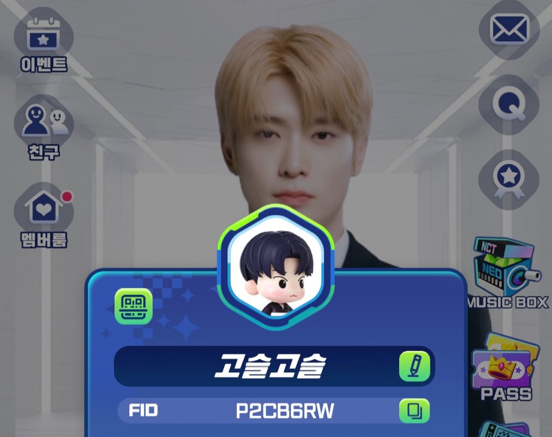 P2CB6RW
재도러 여러분 제 친구목록에 입주해 주세요 🫶