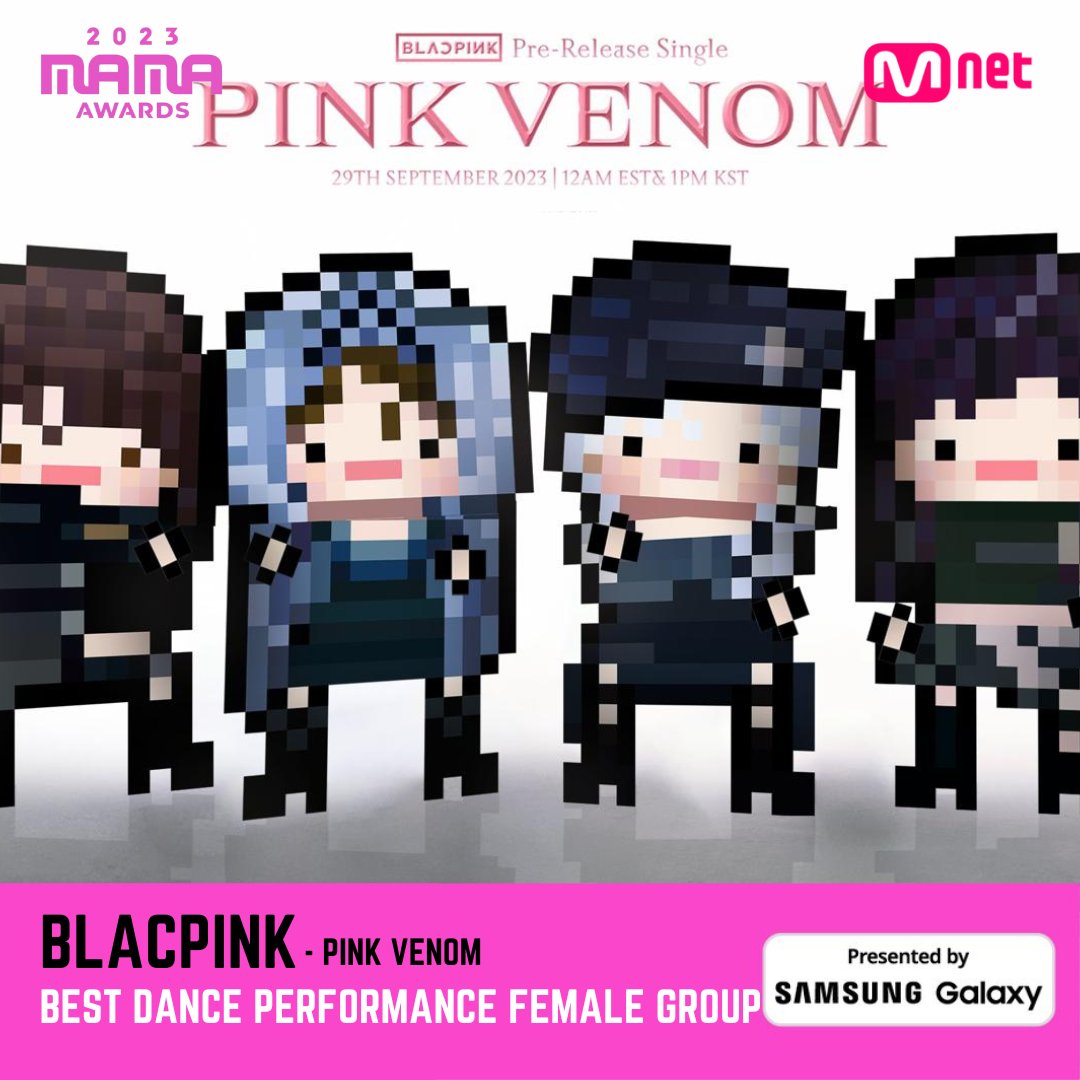 mipop_mnet's tweet photo. [#2023MAMA]  

Best Dance Performance Male/Female Group
#WHATISAID #VXV #PINKVENOM #BLACPINK
@vxv_offc @BLACPINKxe

We proudly announce the great winner of the 2023 MAMA AWARDS!🏆
 
<1st MAMA AWARDS 2023>

#MAMAAWARDS 
#2023MAMAAWARDS
#MIPOP https://t.co/2eqr6dV23f