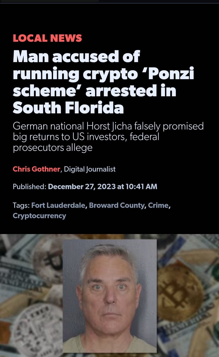 imallin84's tweet photo. Suck fucking shit hope there Throw the key away 🔑You get life for steeling 30,000 BTC #BTC #horstjicha #USITECH #arrested https://t.co/Hd9zm3TOrh