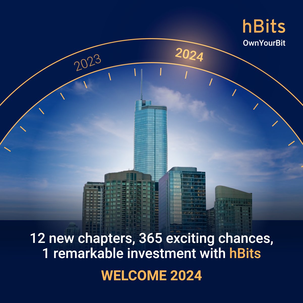 Together, let’s make 2024 the year where all our BIG dreams come true. Here’s wishing everyone a happy, successful, and joyous new year from team hBits! #hBits #ownyourbit #NewYear #2024 #welcome #newbeginnings #Celebrations #FractionalOwnership #Realestateinvestment