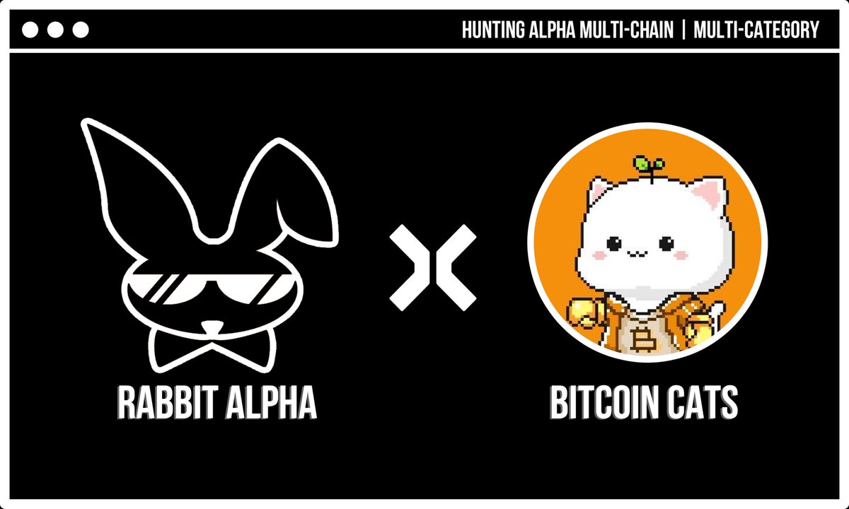 Rabbit Alpha (@rabbitxalpha) on Twitter photo Bitcoin Cats NFT🤝 Rabbit Alpha
🎁 3x Whitelist Spot
To Enter :
1️⃣ Follow <a href="/BitcoinCats1Cat/">Bitcoin Cats</a> & <a href="/bakery_swap/">BakerySwap</a> & <a href="/RabbitXAlpha/">Rabbit Alpha</a> , <a href="/tannguyeneth/">Shyn</a>
2️⃣ Retweet, Like, Comment Tag 3 Friend
Reward 24 hours! ⏰
#NFTs #NFTGiveaways Bitcoin Cats NFT🤝 Rabbit Alpha
🎁 3x Whitelist Spot
To Enter :
1️⃣ Follow <a href="/BitcoinCats1Cat/">Bitcoin Cats</a> & <a href="/bakery_swap/">BakerySwap</a> & <a href="/RabbitXAlpha/">Rabbit Alpha</a> , <a href="/tannguyeneth/">Shyn</a>
2️⃣ Retweet, Like, Comment Tag 3 Friend
Reward 24 hours! ⏰
#NFTs #NFTGiveaways