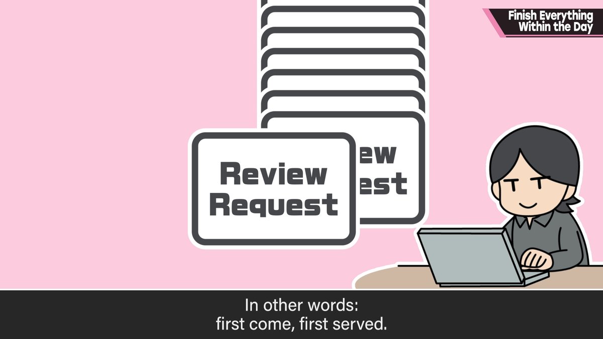 Sora_Sakurai's tweet photo. https://t.co/0sqerKcrav
[Finish Everything Within the Day]
Although there are exceptions, I generally never put off emails to the next day.

Responding to things the same day not only feels better for you, but it improves the lives of everyone involved. https://t.co/4vMyov9W1j