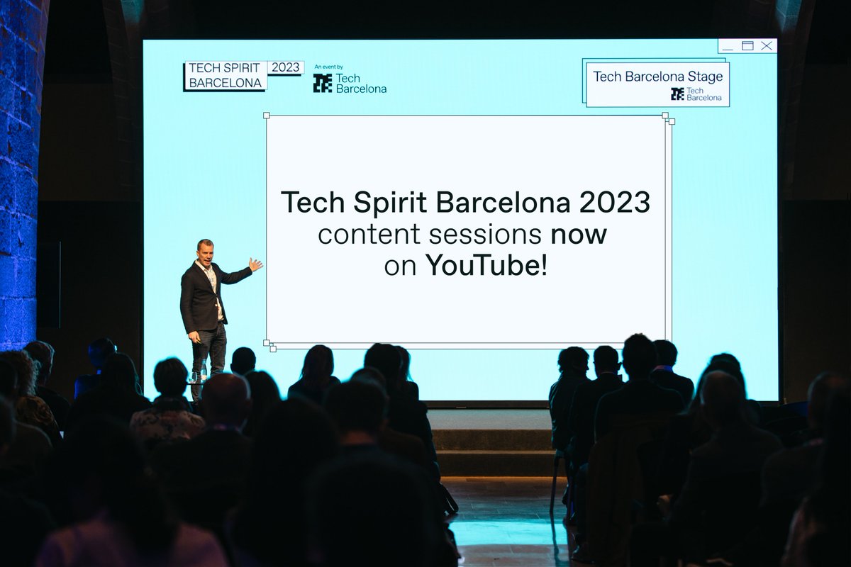 TechBarcelona's tweet photo. Couldn't attend Tech Spirit Barcelona 2023? Missed one session or want to rewatch one you find so interesting?
🤩#TSB23 playlist is all yours: https://t.co/3n3xKGQ0zc https://t.co/8lzyg6vXb1