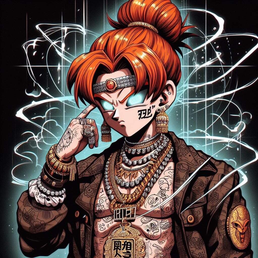 tattedsaiyan's tweet image. Immersed in my favorite art style, Saiyan Ru continues to captivate me with every glance. 🎨 His dynamic presence, fused with this timeless aesthetic, is something I&apos;ll never tire of. #ArtLover&apos;sParadise #SaiyanRuMasterpiece 🌠 #EndlessInspiration ✨