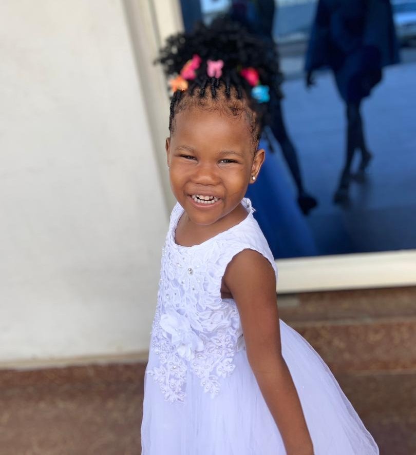 Ladies and Gentlemen, meet the most beautiful little bride ever!