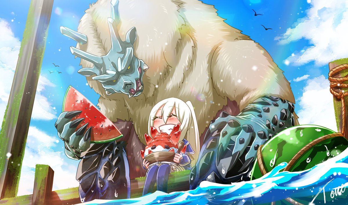 SS_sky87's tweet image. #2023年自分が選ぶ今年の4枚 
今年もモンスターと過ごした一年でした🎨