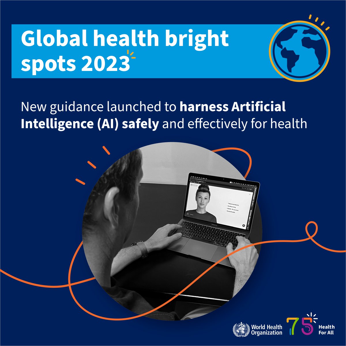 As the influence of emerging artificial intelligence (AI) technologies continues to grow, WHO is working to ensure the safety and effectiveness of AI for health.

These are just some of the global health highlights that offered hope in 2023. In 2024, we will take further steps