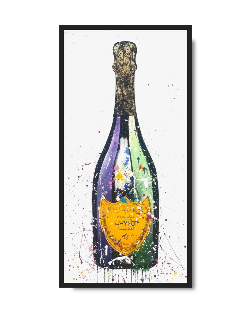 Original Paintings by Haut De Gamme 🍾⁠ ⁠ 'WHY NOT'⁠ Original Mixed Media on Board⁠ 64cm x 126cm⁠ £P.O.A⁠ ⁠ DM for details on price 👆🏼⁠ ⁠ #hautdegamme #boxgalleries #playboy #playmate #champagne #celebration #mixedmedia #londongallery #chelsea #britishartist #painting