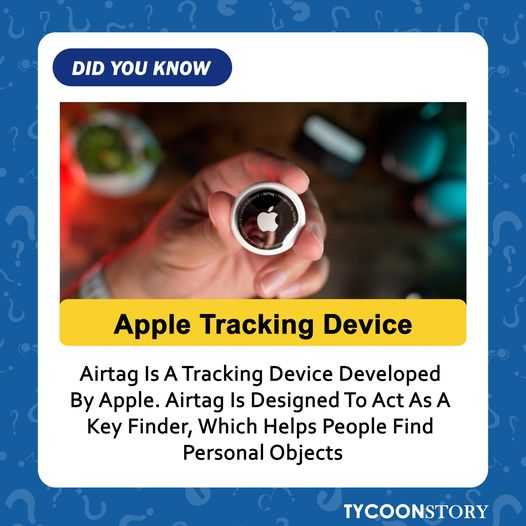 #DidYouKnow  

#appleairtag #tracking #digitallocks #innovations #gadgets #smarttagging #Locator #appletech #ItemTracker #possessions #devices #keyfinder #personalitems