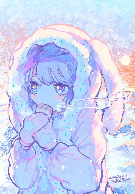 「青い眼 降雪」のTwitter画像/イラスト(新着)｜4ページ目