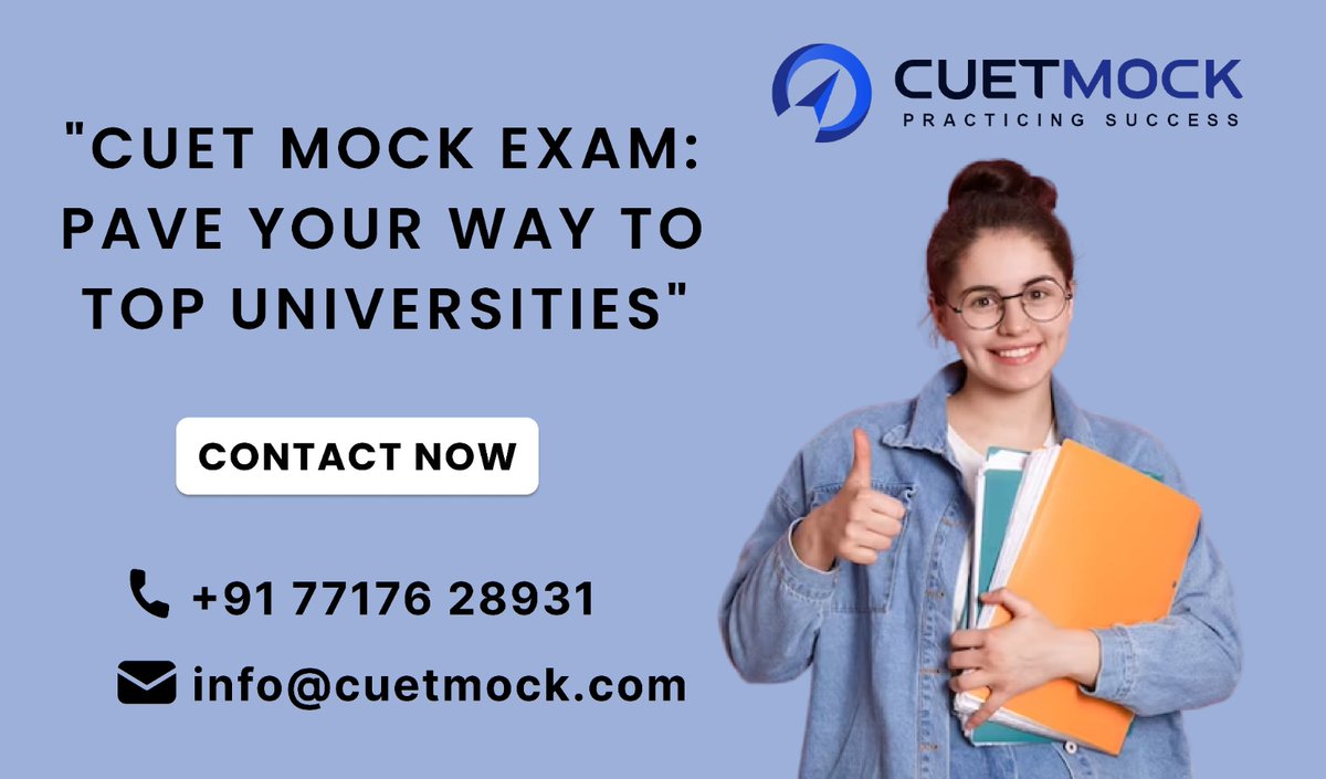 Tailor-made programs for students with different needs - Check CUET MOCK website for more!

#Cuetmocktest #Cuetmocktestforfree #CuetUpdates2024 #CuetPapers #CuetExam #Cuetpreviousyearpapers
#CUETPreparation #OnlineCUETPreparation #OnlineCUETMocks #Cuet2024 #Cuetuniversities #CUET