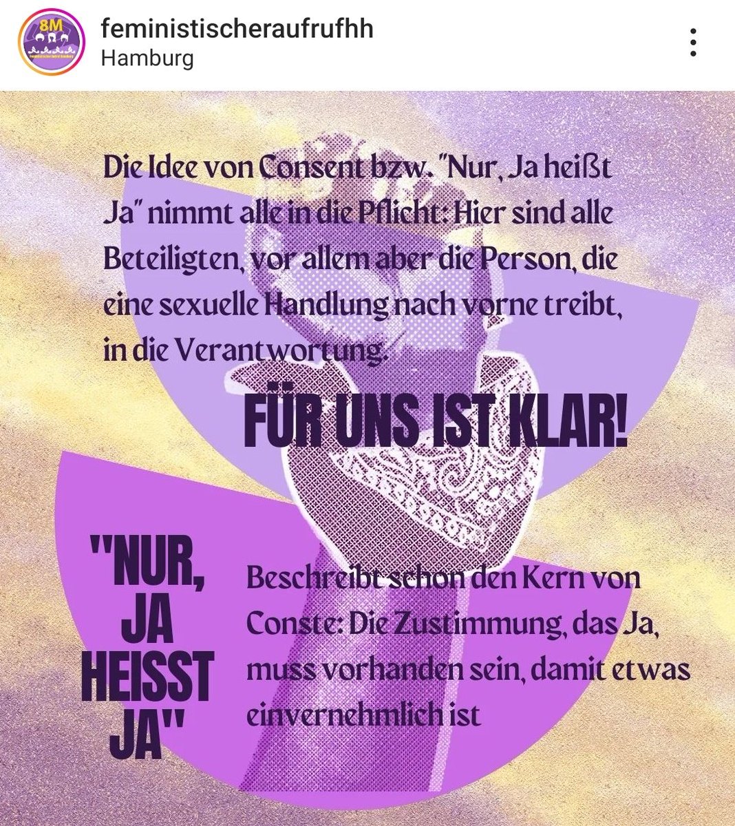 schnappi_e's tweet photo. 🗓️ 29. Dezember #hh2912
🕒 18 Uhr 
📌 auf der Freifläche vor der Europapassage (Ballindamm 40)
🏁 Strafjustizgebäude, Sievekingplatz 3
#StoppsexualisierteGewaltHH
#feministischeraufrufhh
#neinheisstneinreichtnicht
#nurjaheisstja
#fightpatriarchy https://t.co/3B0POBuA6b