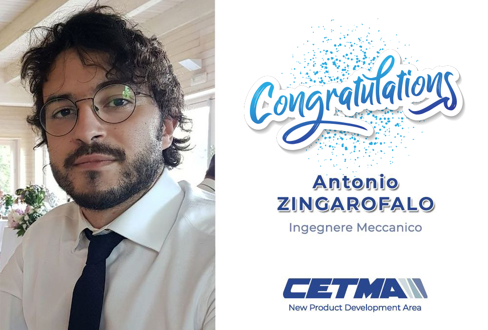 Consorzio_CETMA's tweet photo. 🙌 Proud of you, Antonio!
Complimenti al nostro Antonio Zingarofalo, ricercatore progettista del Dipartimento di Nuove Tecnologie & Design del #CETMA, per aver superato l'esame di stato per l'abilitazione alla professione di ingegnere👏💙 https://t.co/bGieFF0rh0