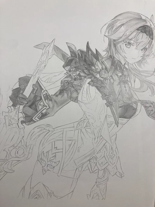 2023年に描いたシャーペン画達