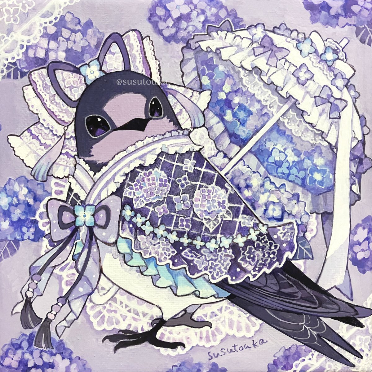 「創作部門 来年はもっと鳥のシリーズイラスト描いていきます!(1枚目以外は 鳥 ×」|susutoukaのイラスト