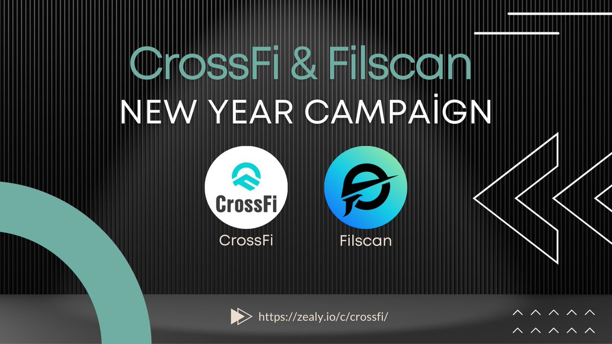 globalcrossfi's tweet image. 🚀 Get ready to dive into the excitement of the @FilscanOfficial X CrossFi New Year #ZealySprint!

📅 Set to kick off on January 1st!

🎁 Complete tasks and seize a share of the 200 USDT reward pool! 🔥

Don&apos;t miss out on the thrilling action! 🚀
