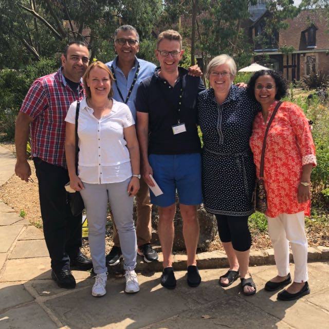 In March I had my first nervous conversations with trusted colleagues: @CathyCreswell @heidijoberg , @KiaNobre @BLennox4  and my Ashridge ALG (pictured). They gave me support and encouragement - and useful suggestions and connections.