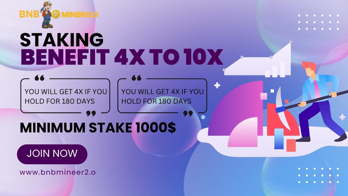 bnbminer2_o's tweet photo. Guys, https://t.co/BMPpHCeBDC is going to be launched today, on which you can enter with 10$, and earn 3X to 10X profit in a year, along with this you can also get direct income, refer income, club income, withdrawal reward income, staking income.

#BNB #Binance https://t.co/szDmQJfcva
