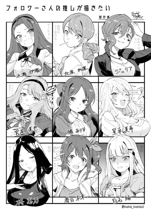 #フォロワーさんの推しが描きたい アイマス編