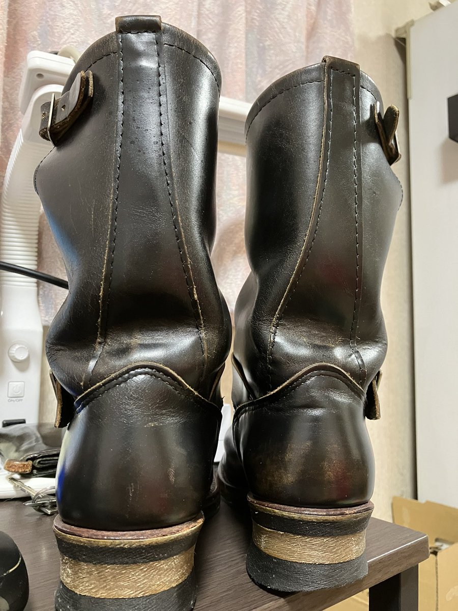 hidegpz900's tweet image. #REDWING
#REDWINGPT91
#REDWING2268
#REDWING茶芯
#REDWING1994

教えてください🙏
コレってREDWINGPT91の94モデルの茶芯で合ってますかね？