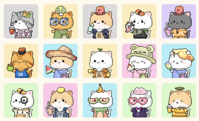 🚀 <a href="/BitcoinCats1Cat/">Bitcoin Cats</a> 是Bitcoin Ordinals上推出的10,000件独特的像素化猫艺术品的集合，在比特币区块链上永久铭刻且不可变！

喜欢的朋友可以换个头像：
bitcoincats.world/BitcoinCatsNFT

🎁抽3⃣个白名单：
1. 关注 <a href="/BitcoinCats1Cat/">Bitcoin Cats</a> &amp; <a href="/bakery_swap/">BakerySwap</a> &amp; <a href="/WY_mask/">无颜</a>
2. 点赞+转发+评论区留evm地址

⏰24H开奖