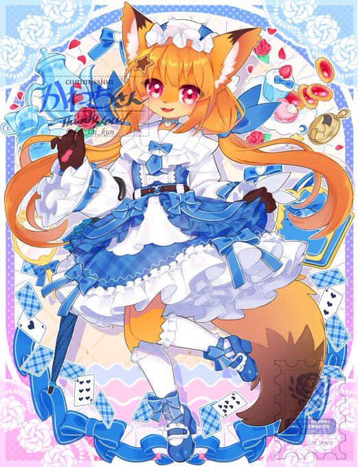 「animal ears playing card」 illustration images(Latest)