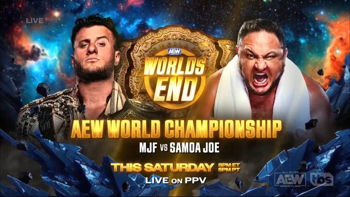 _denisesalcedo's tweet photo. 🌎AEW WORLDS END GIVEAWAY!!!! 🌎

(2) LUCKY PEOPLE will get to watch AEW WOLDS END for FREEEEEEEEEEE!!!!! 

To Enter:
🌎 RETWEET
🌎 FOLLOW ME
🌎 COMMENT which match you're most excited for with the hashtag #AEWWorldsEnd !!!! 

THIS ENDS TONIGHT!!!!!!! SO ENTER QUICK!!!!! https://t.co/I56ZGas5y3