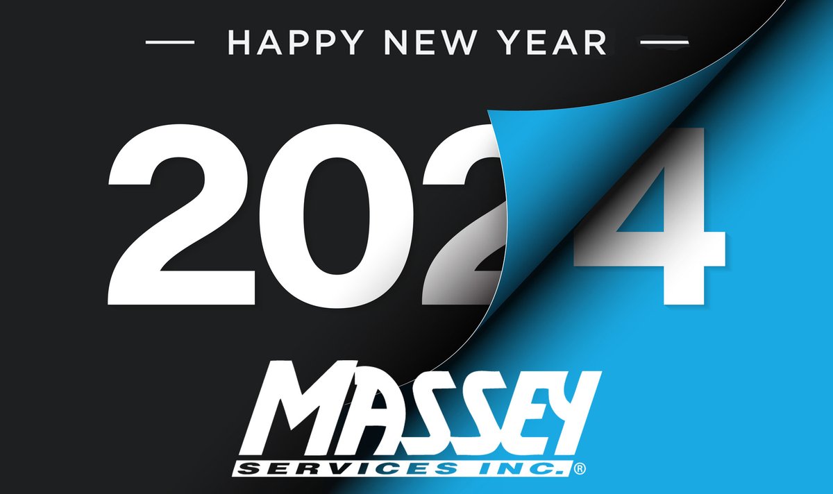 Goodbye 2023! Hello 2024! From our Massey Services' family to yours, have a fun and safe New Year's Weekend!