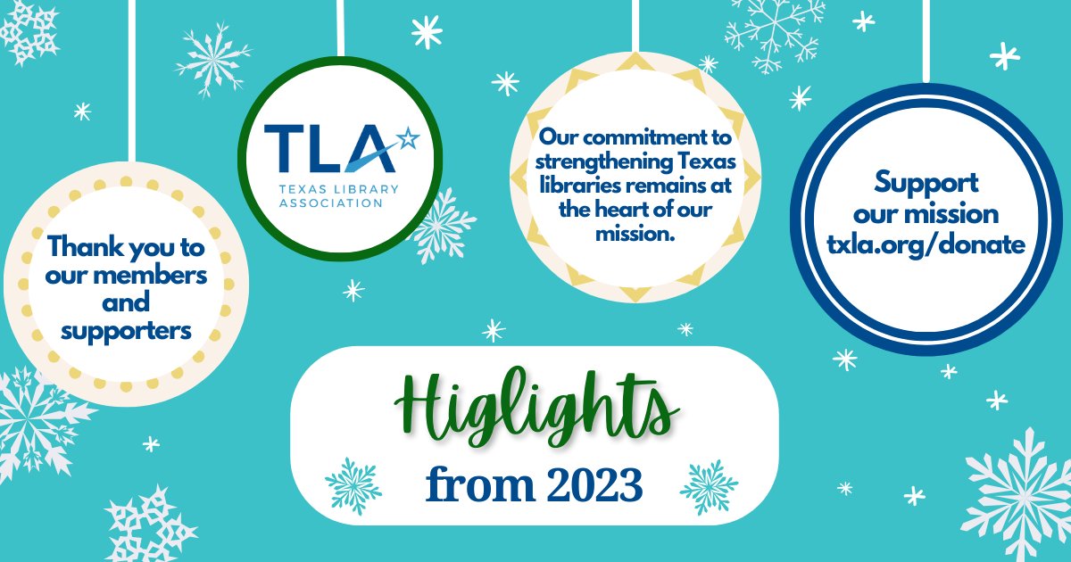 TXLA's tweet photo. Our mission is to empower librarians and their communities. Your year-end donation enables us to #SupportLibrarians, advocate for right to read and more! Amplify libraries' impact, ensuring everyone can access knowledge & information. Donate by Dec. 31 https://t.co/1TeSUIgVmK https://t.co/WTF0w50S8A
