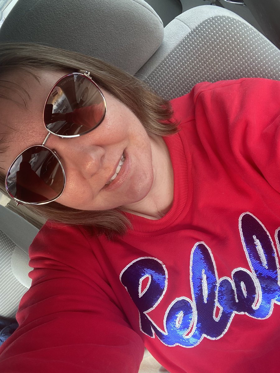jmrichey81's tweet image. Happy Friday #OleMiss nation.. I am reppin my Rebs today with this sweatshirt from @ShopSheaLLC 

Sorry I look like a disheveled mess… Y’all slay this day!! Hotty Toddy!!