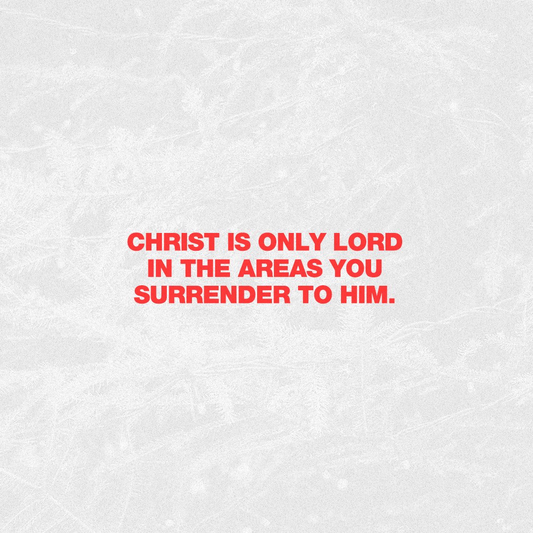 apostlegm's tweet photo. What areas do you need to surrender to God before this year comes to an end? https://t.co/PmRtcHl9Lt